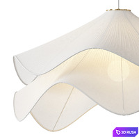 Fabric Pendant Light 3D Model Vray