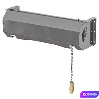 Sprinkler for bath stainless steel Titan-15 3D Model Vray, Corona