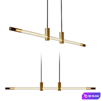 Pendant Light Ra Line 3D Model Corona