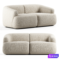 Westwing - Sofia, 2 Seater Sofa 3D Model Vray