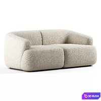 Westwing - Sofia, 2 Seater Sofa 3D Model Vray