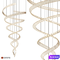BERTOLDA SPIRAL 3D Model Corona