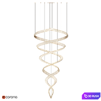 BERTOLDA SPIRAL 3D Model Corona