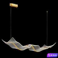 Rack and pinion in line lamp LARSERIC 3D Model Vray, Corona