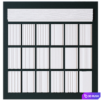 HiWood stucco molding 3D Model Vray, Corona