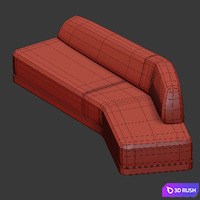Champel Sofa 3D Model Corona