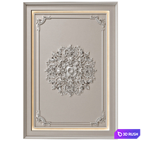 Illuminated ceiling in classic style 006 3D Model Vray, Corona