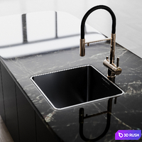 Kitchen modern 303 3D Model Vray, Corona