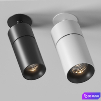 Reggiani Track Lights 3D Model Vray, Corona