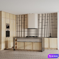 Kitchen Appliance Bosch Kitchen Set 77 3D Model Vray, Corona