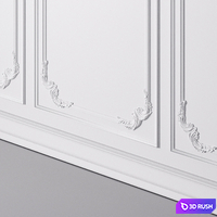 Wall molding euroclassic 3D Model Corona