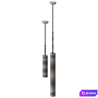 Tubulaire Pendant Lamp 3D Model Corona