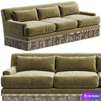 Sofa Yves by Baker furniture 3D Model Corona