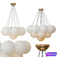 Chandelier OGDEN lampatron 3D Model Vray