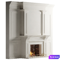 Fireplace 3D Model Corona