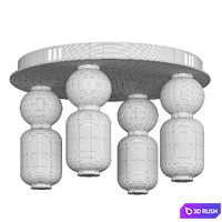 Ceiling lamp Drop by maytoni 3D Model Corona