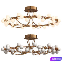 Ceiling lamp Tessara by maytoni 3D Model Corona