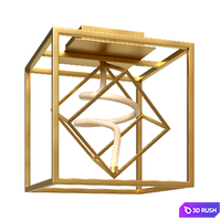 Ceiling lamp Membrane by maytoni 3D Model Corona