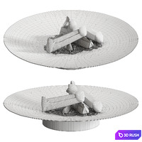 Brazier Attila 3D Model Corona