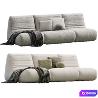 Saparella Sofa Outdoor 3D Model Corona