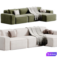 Sofa Davis By Lavsit, Sofa Davis 3D Model Corona