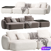 Modular Sofa Fabro by Ogogo 2 3D Model Corona