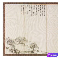 Japanese painting 3D Model Vray, Corona