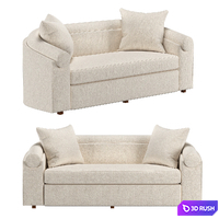 Keith Sofa 4740-88 3D Model Vray, Corona