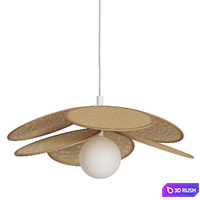 Westwing Milani Decor Natural Fiber Pendant Lamp 3D Model Vray, Corona