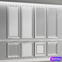 Classic Molding Pack 2 3D Model Corona