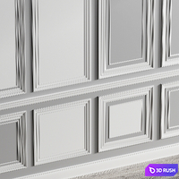 Classic Molding Pack 2 3D Model Corona