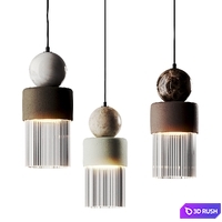 Aromas del Campo Glamm Pendant Lamp 3D Model Vray, Corona