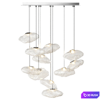 Bocci 73 random glass pendant light 3D Model Vray