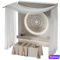 Lippan art spa massage room set 3D Model Corona