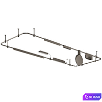 Track system centersvet Aurom black Line Line Spot X Karim Rashid 3D Model Corona