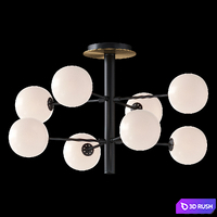 Ideal Lux Cosmopolitan pl8 3D Model Corona
