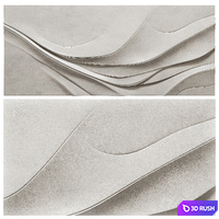 Beige Abstract Wall Art 3D Model Corona