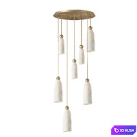 Figure Cluster 3D Model Corona