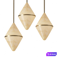 Gem Pendant 3D Model Corona