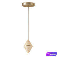 Gem Pendant 3D Model Corona