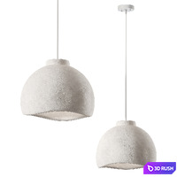 Modern Resin Bells Pendant Light 3D Model Corona