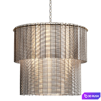 Chandelier Imperial Double Lighting 3D Model Corona
