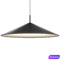 New Works Brolly Pendant Lamps 3D Model Vray, Corona
