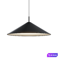 New Works Brolly Pendant Lamps 3D Model Vray, Corona