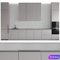 Kitchen 28 3D Model Corona