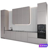 Kitchen 28 3D Model Corona