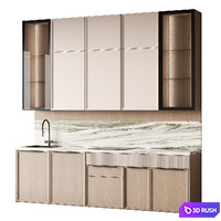 Kitchen 26 3D Model Vray, Corona
