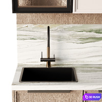Kitchen 26 3D Model Vray, Corona