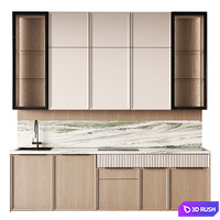 Kitchen 26 3D Model Vray, Corona