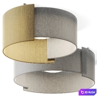 Alco Modo Luce Acoustic Ceiling Lamp 3D Model Vray, Corona
